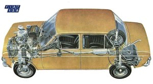 Fiat 128 cutaway